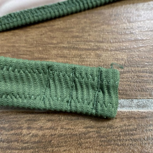 Shade & Shore Dark Green Swim Top - Picture 8 of 8